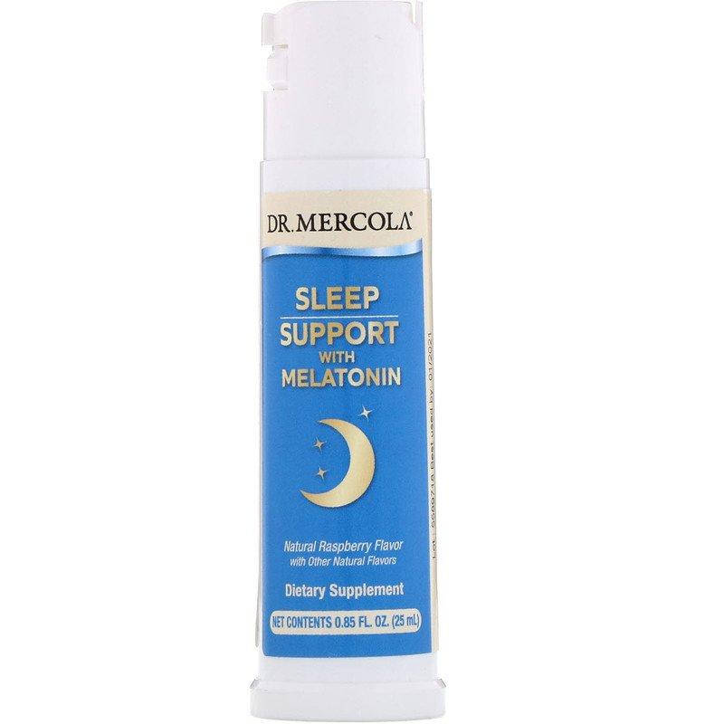 

Формула сна, мелатонин, Melatonin, Dr. Mercola, малина, 25 мл.