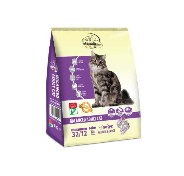 

Сухой корм Authentic Gold Balanced Cat с Рыбой, 1 кг