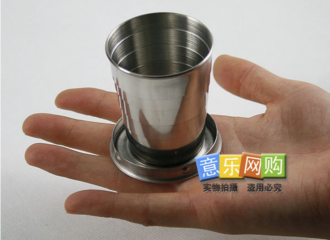 

Стакан складной (раскладной) из нерж. стали 150 мл