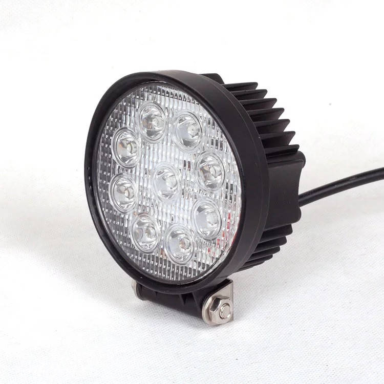 

LED фара ДАЛЬНЬОГО світла 42W Світлодіодна кругла лэд фара на 14 діодів.