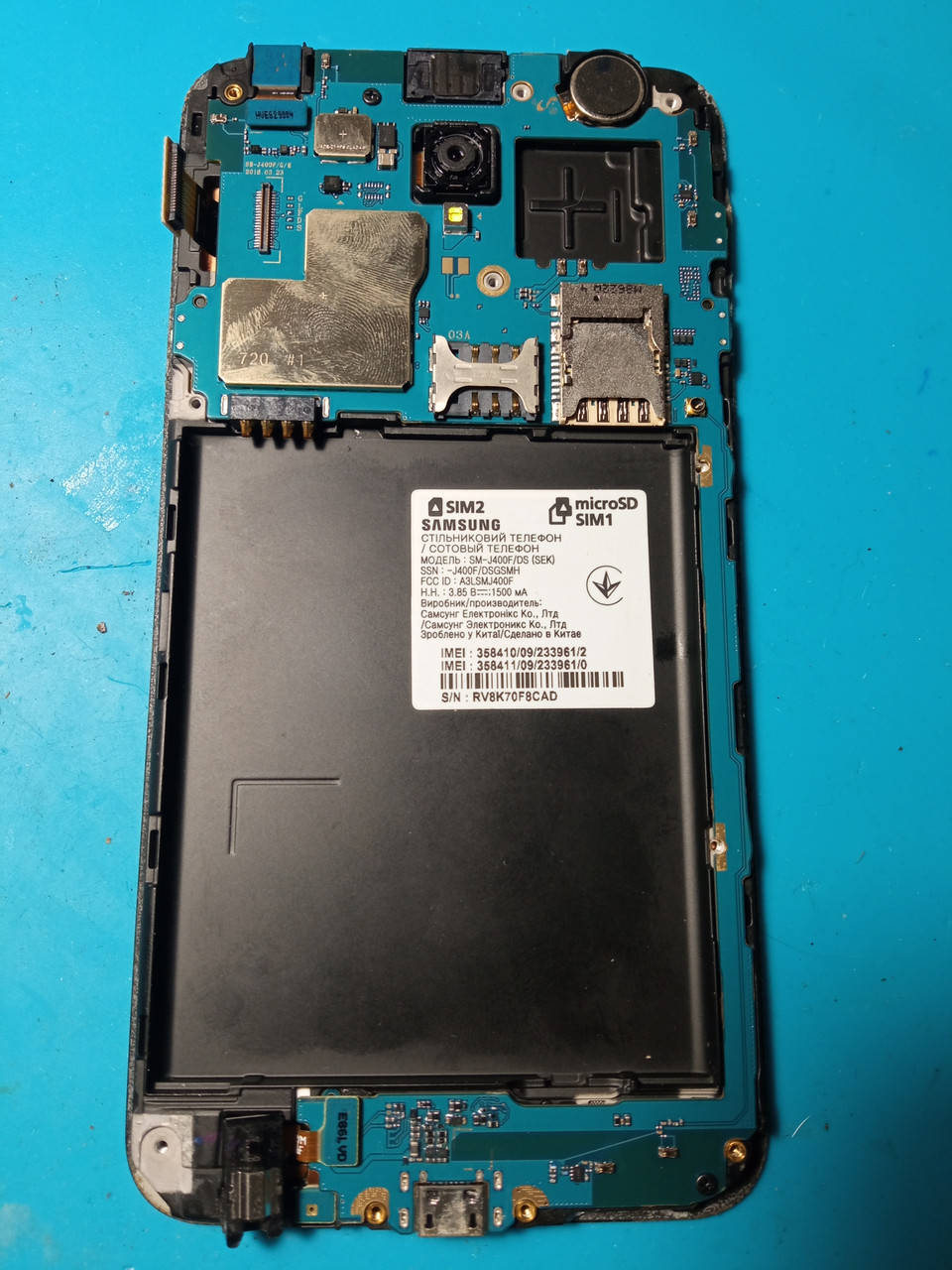 

Материнская плата Samsung SM-J400F 2SIM