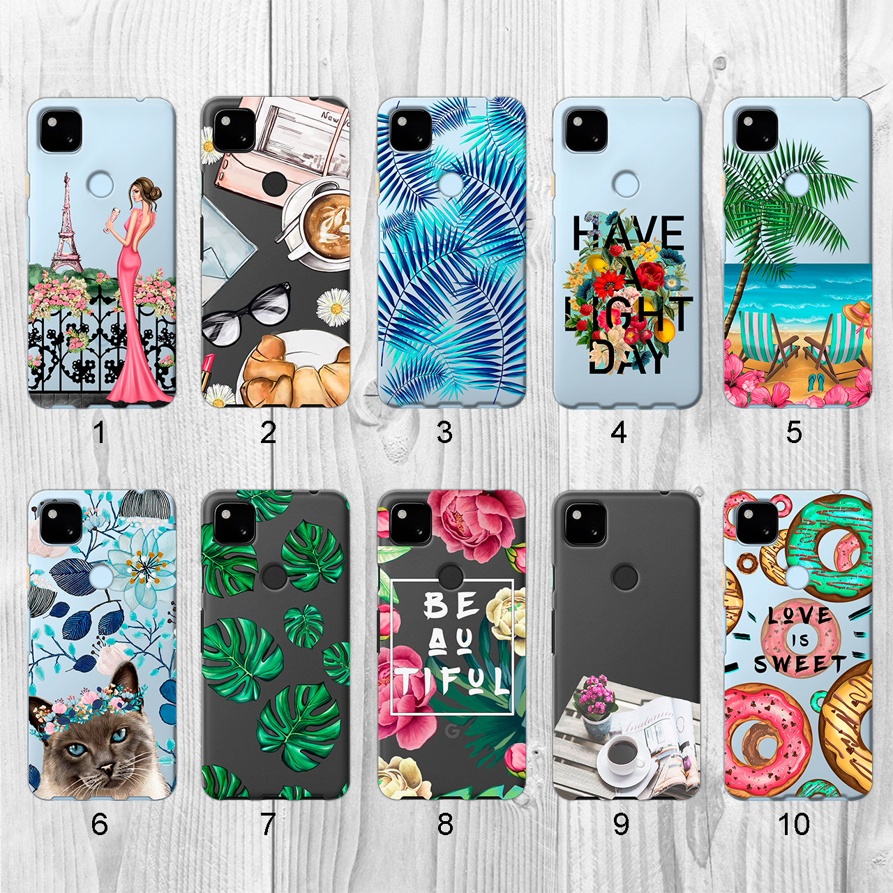 

Силиконовый чехол с рисунком для Google Pixel 4a (new collection)