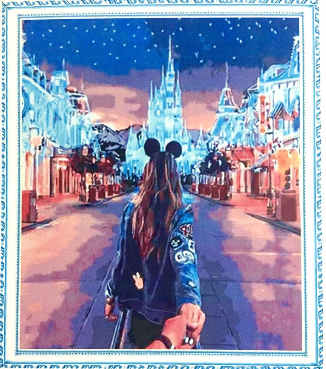 

50*40см За мной 2, алмазная живопись, полная выкладка