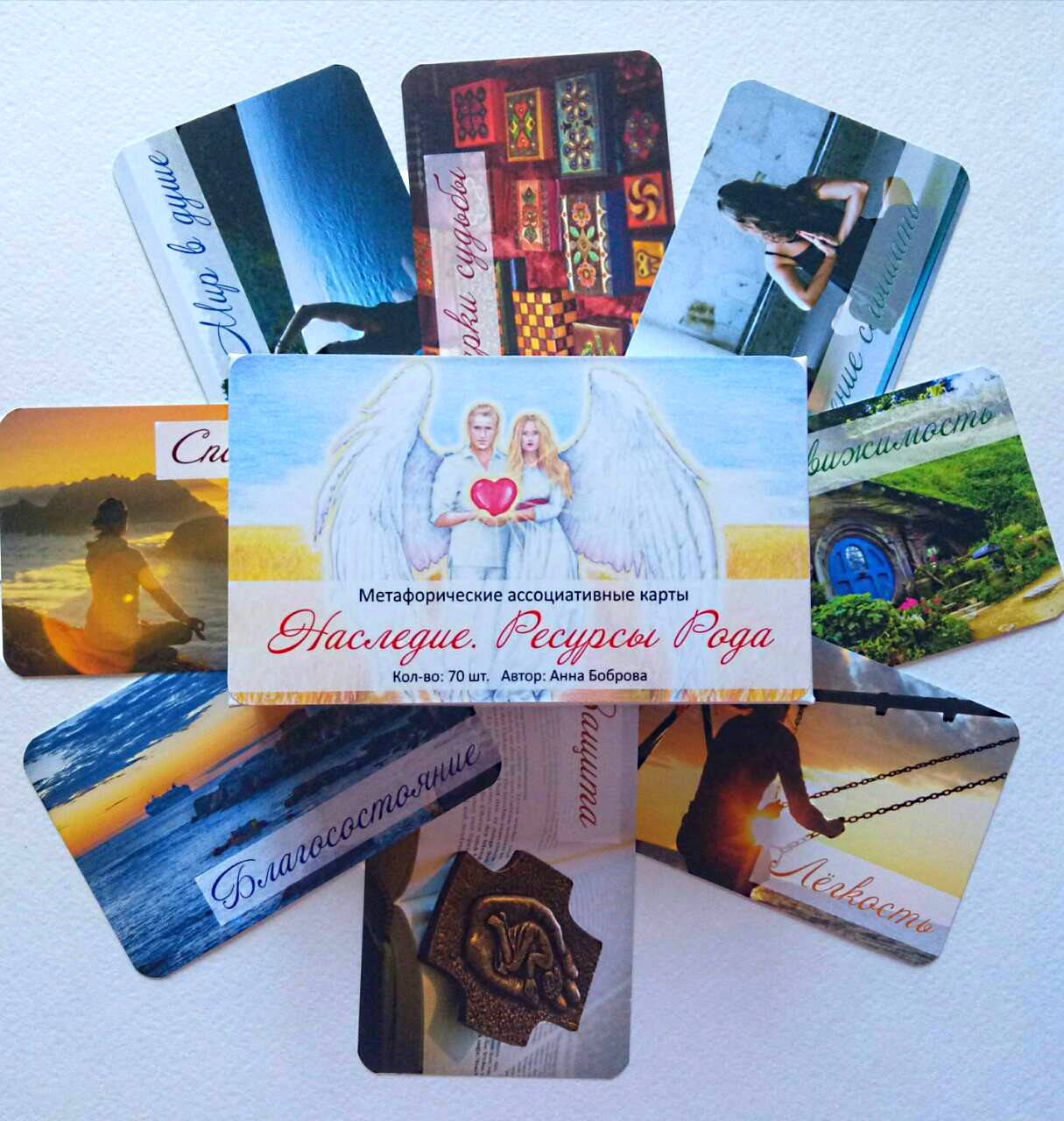 

Метафорические ассоциативные карты "Наследие. Ресурсы Рода". Боброва Анна