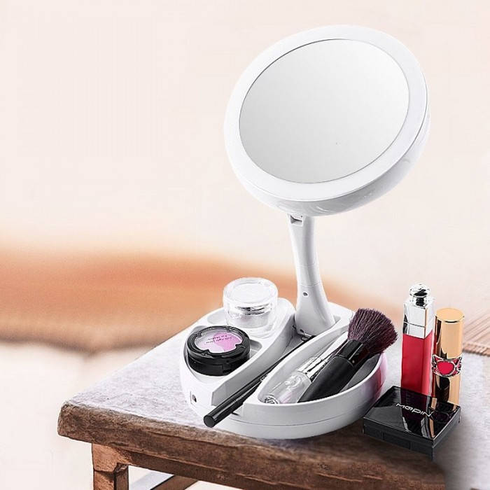 

Зеркало косметическое складное с Led подсветкой My Fold Away Mirror для макияжа