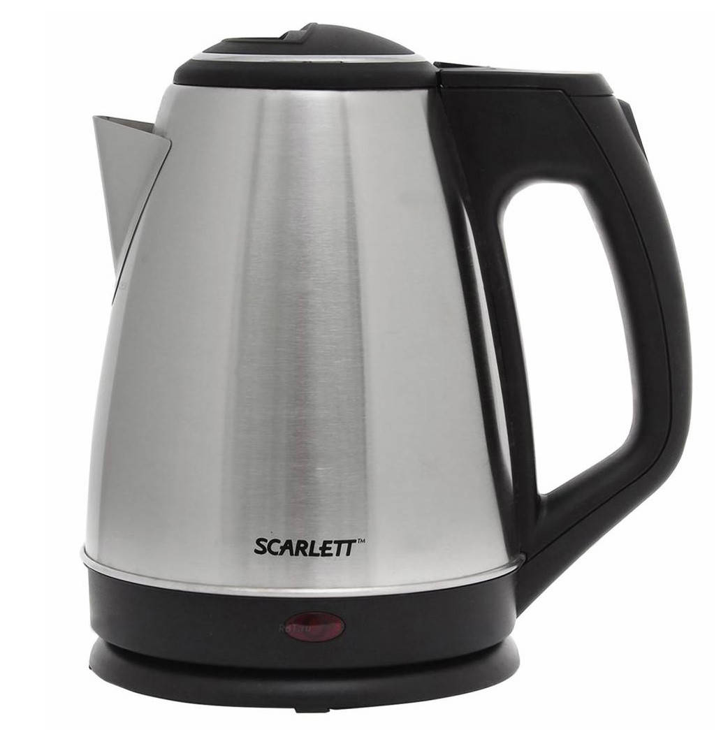 

Электрочайник металлический дисковый Scarlett SC-EK21S25 1.5 л Нержавеющая сталь/ Черный