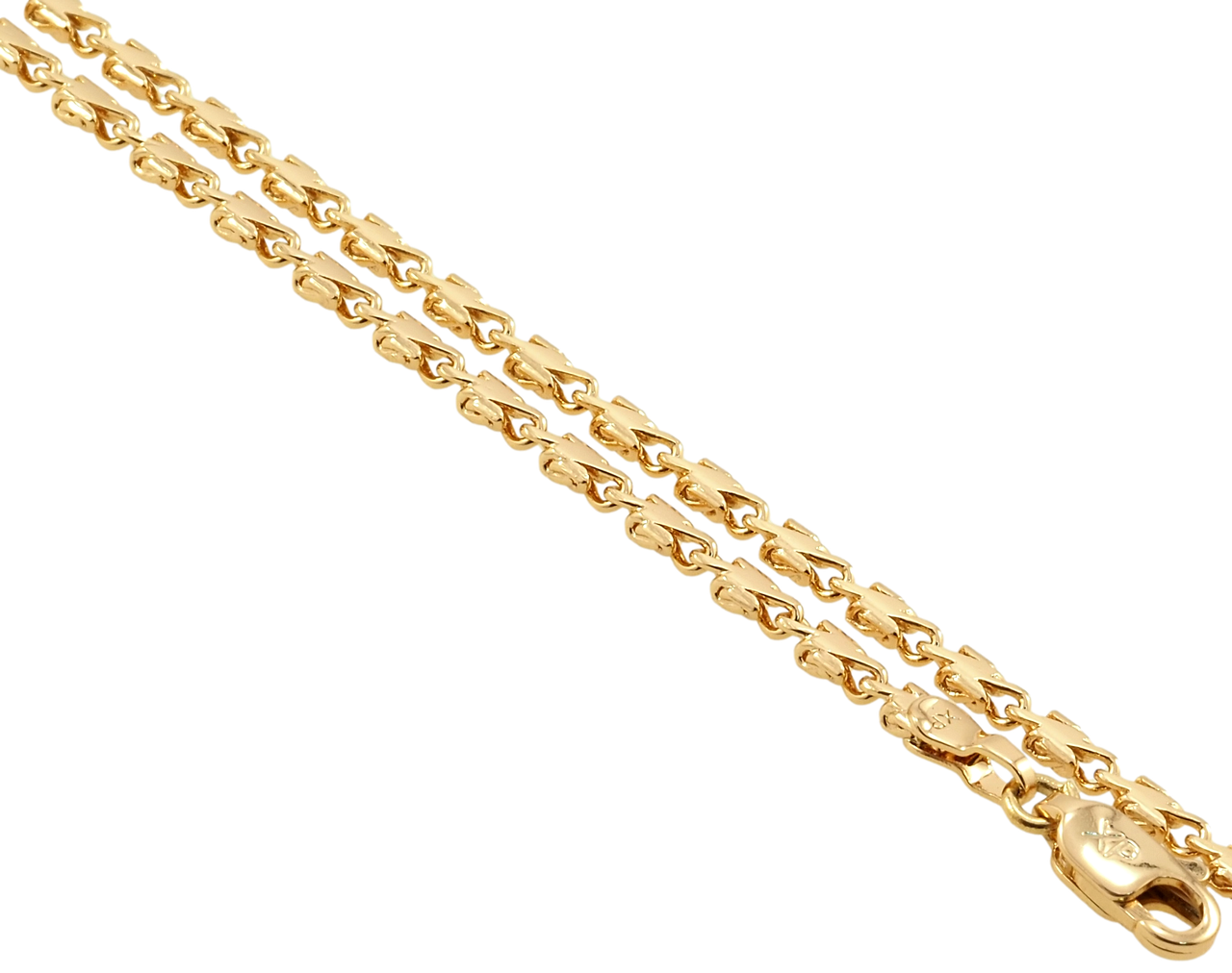 

Цепочка Xuping Позолота 18K "Плетение Фантазийное" длина 60см х 2мм