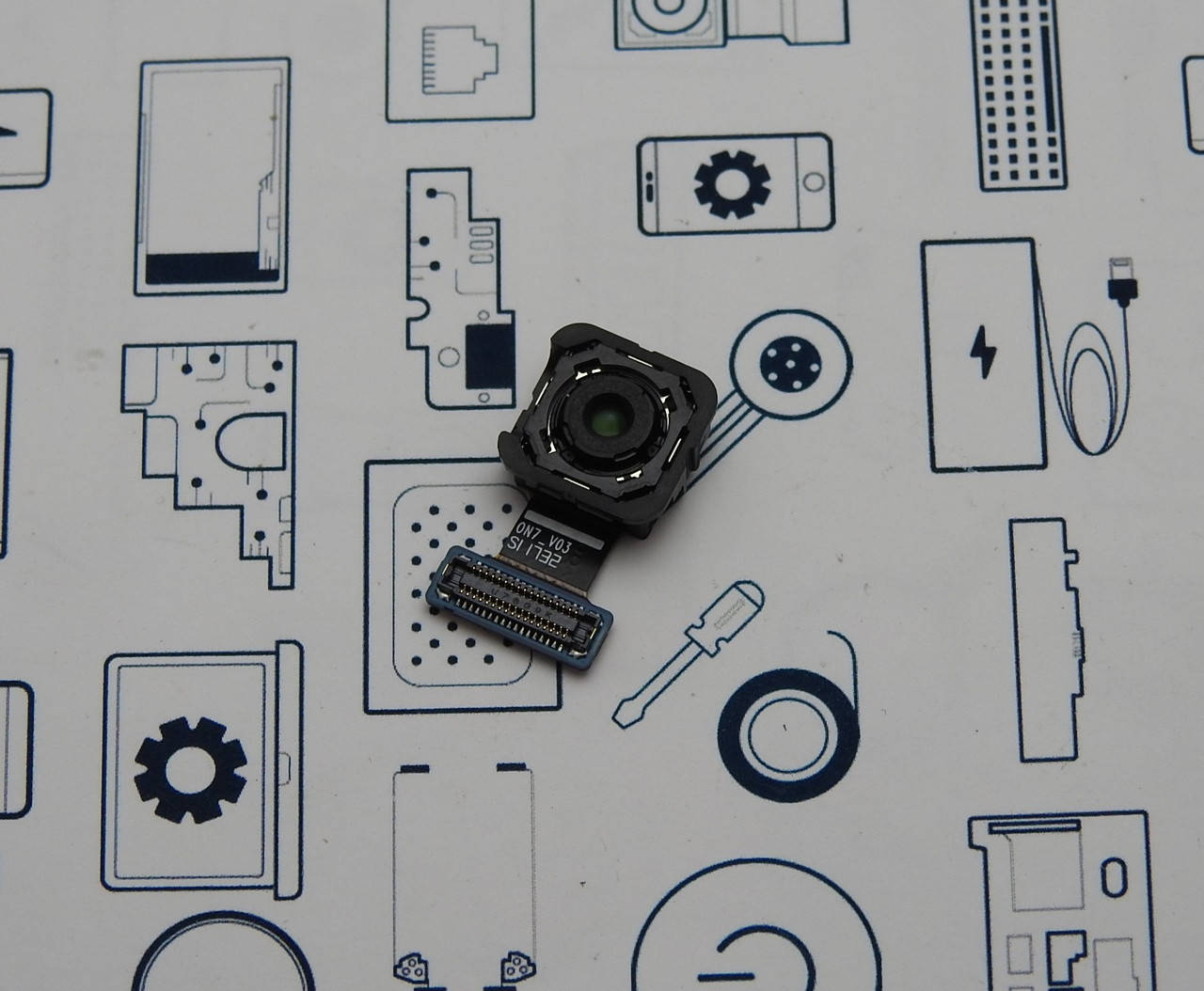 

Основная камера Samsung J730F, J530F (задняя) Сервисный оригинал с разборки