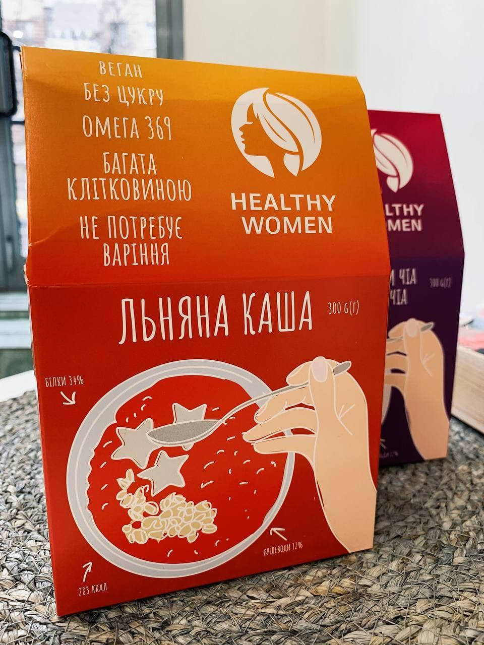 

Лляна каша натуральна 300 г Healthy Women | Льняная каша натуральная 300 г