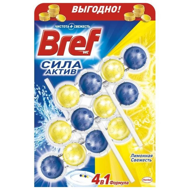 

Bref Сила Актив Лимонная Свежесть Триопак 150 г