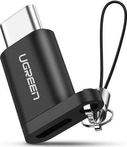 

Переходник UGREEN USB Type C на micro USB со шнурком (Черный)