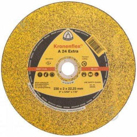 

Круг отрезной по металлу Klingspor A24 Extra 230x2,0x22,2 мм (10514)
