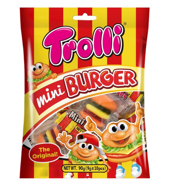 

Желейные конфеты Trolli Gummi Candy Burgers без глютена 170 г Германия