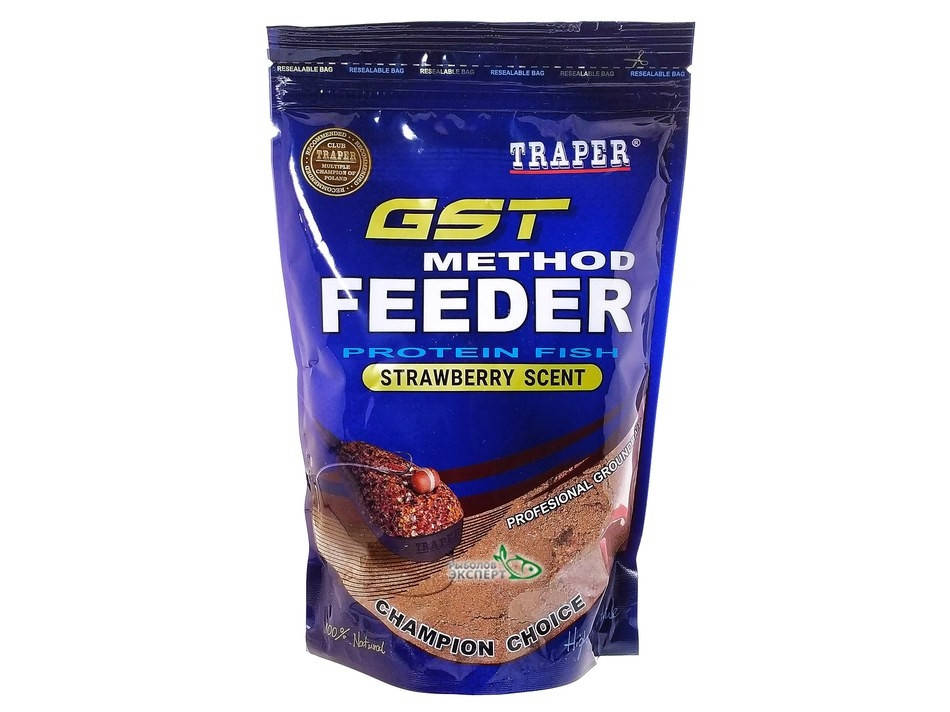 

Прикормка Traper GST Method Feeder 750г Strawberry Scent "Оригинал"