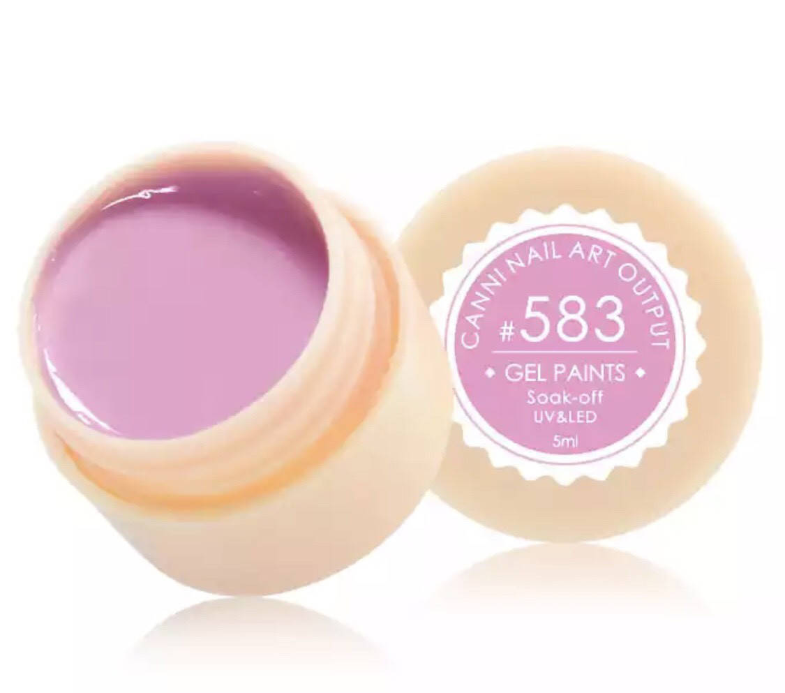 

Гель-краска CANNI 583 (светлый, фиолетово-лиловый), 5 мл