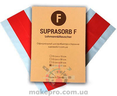 

Заживляющая пленка Suprasorb F 15см х 30см (конверт) - Супрасорб Ф