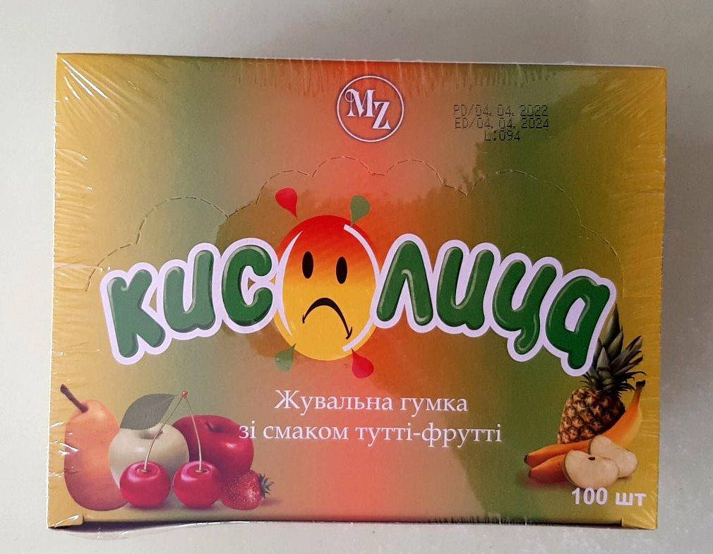 

Жевательная резинка Кислица тутти-фрутти 100 штук
