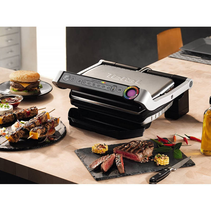 

Електрогриль Tefal Optigrill GC712D34 гриль тефаль