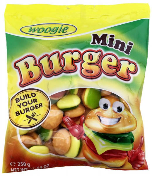 

Конфеты Woogie Mini burger 250 гр. Австрия