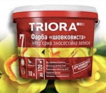 

Фарба шовковиста 10л інтер. зносостійка латекс №7 TRIORA
