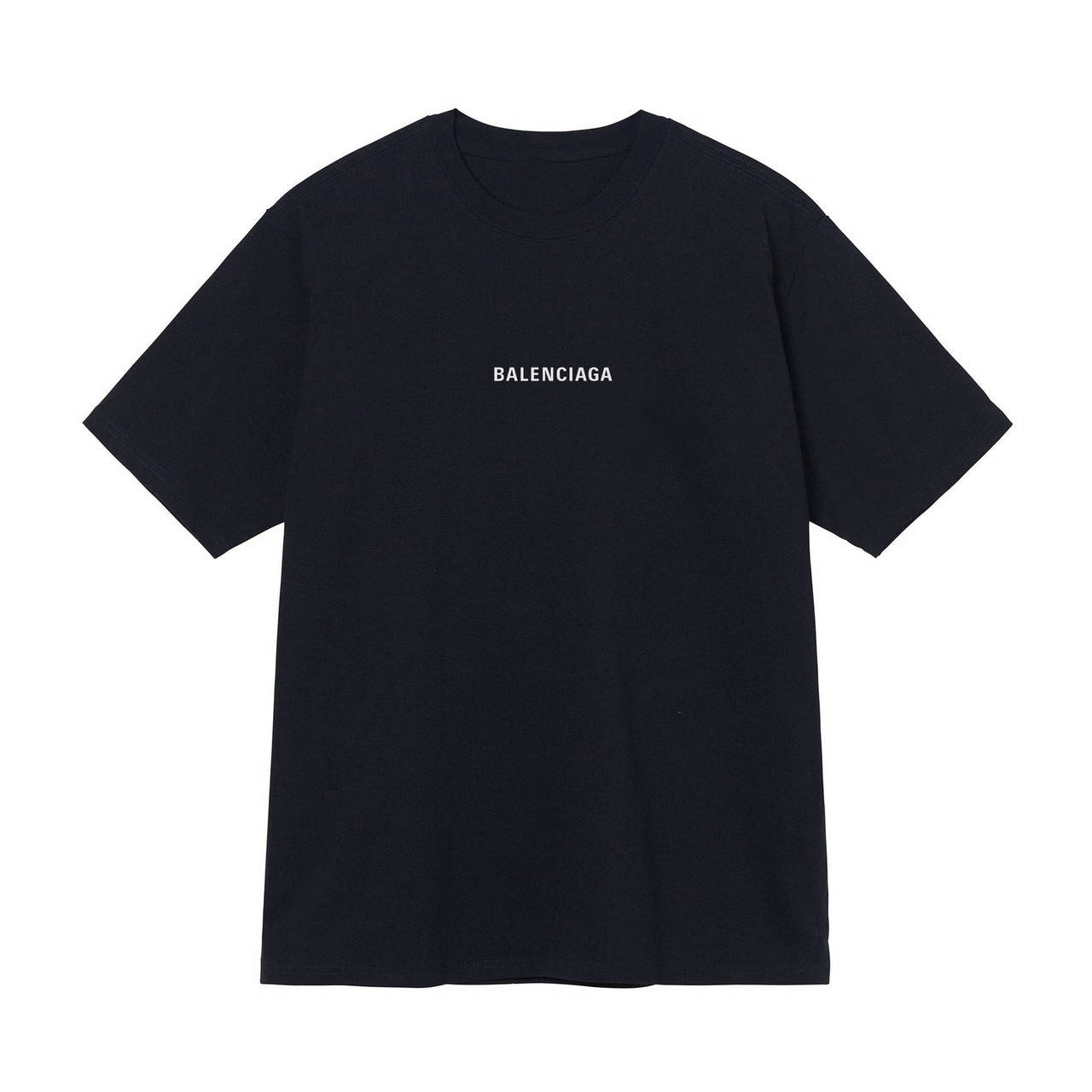 

Черная футболка Balenciaga Logo черные футболки Баленсиага унисекс