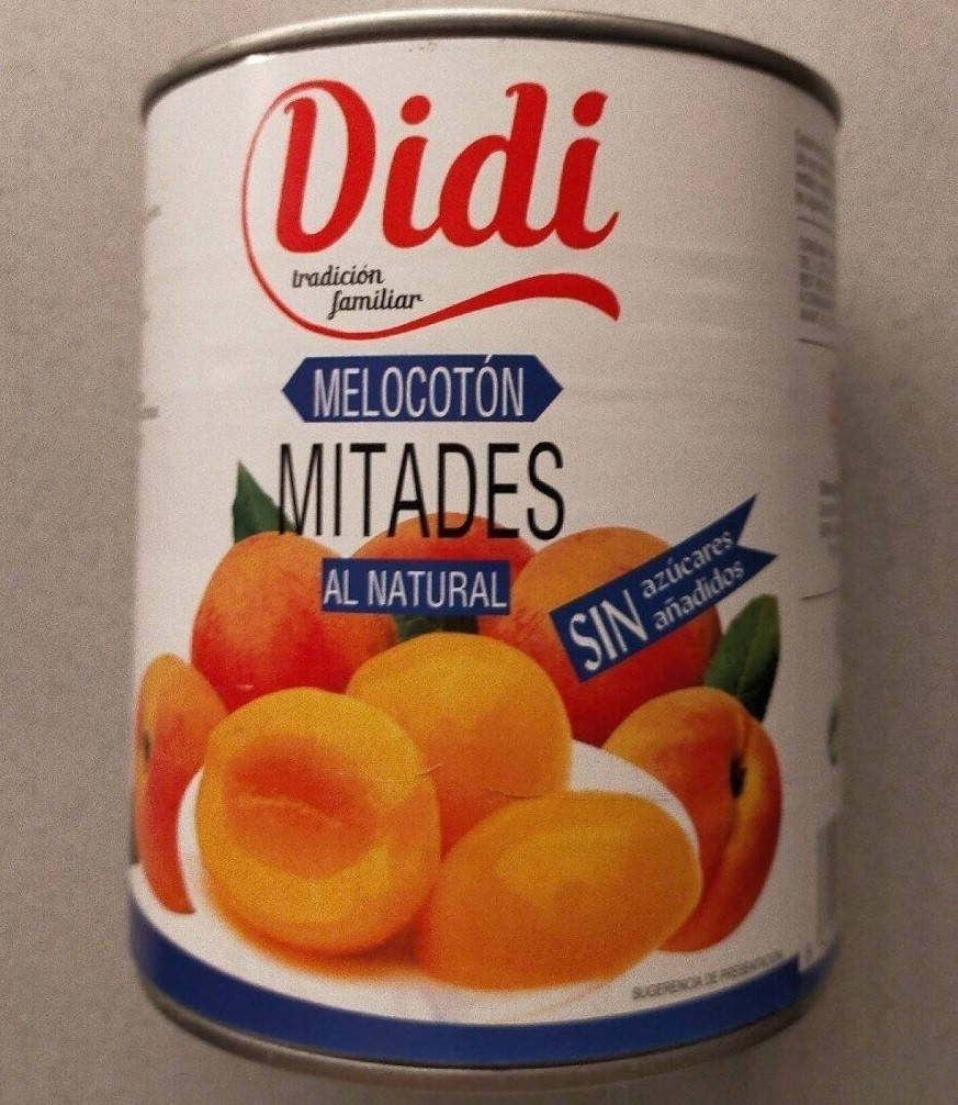 

Персики Дольками Didi Melocotos Mitades Диди 780 г Испания
