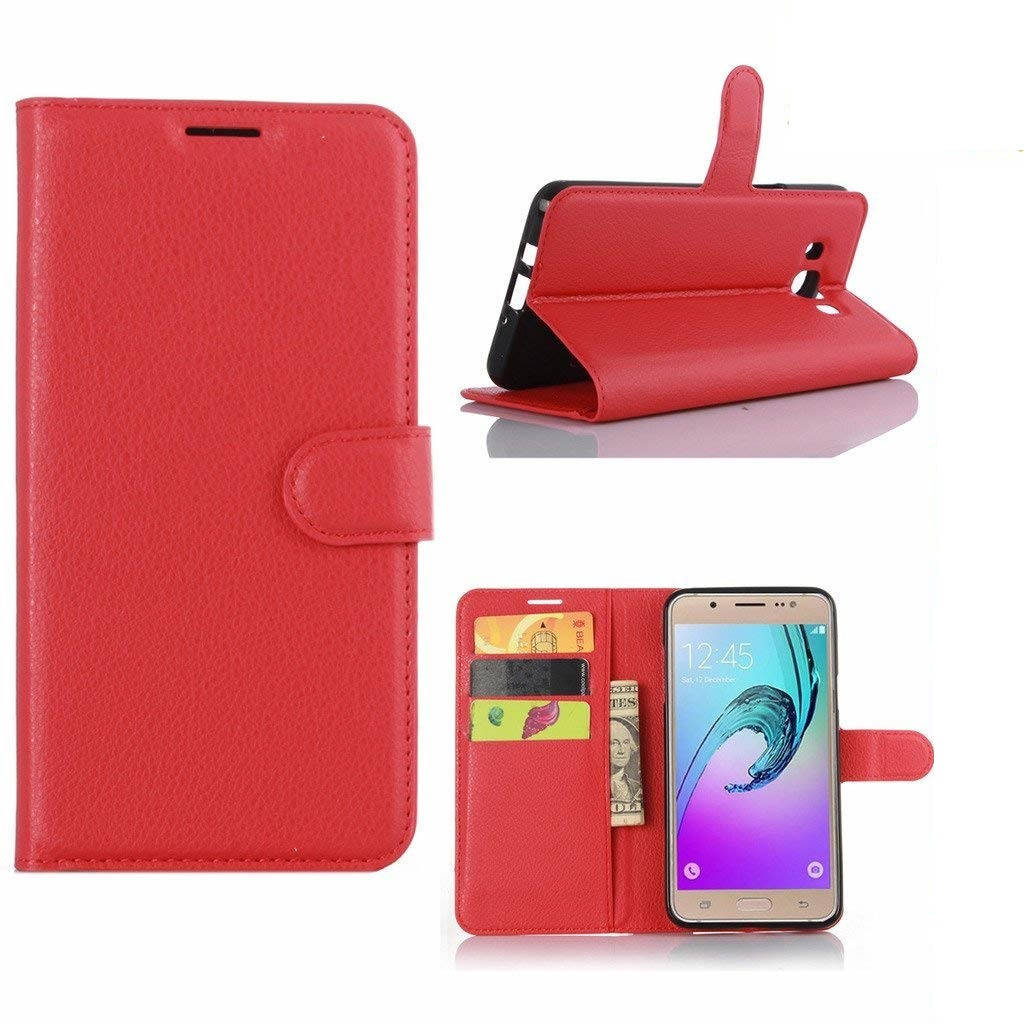 

Чехол IETP для Samsung Galaxy J7 2016 J710 книжка кожа PU красный