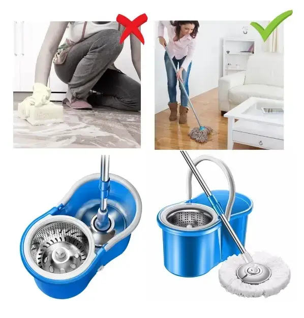 

Турбо Швабра с Ведром Spin MOP 360 ГОЛУБАЯ, Голубой