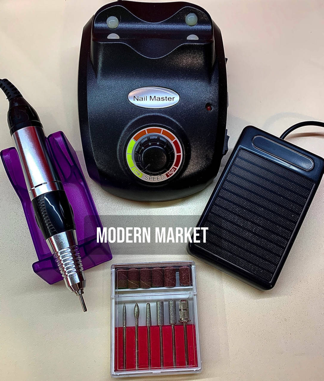 

Фрезер для маникюра Nail Master MPZ-603 (zs) черный 65W 45000 об/мин