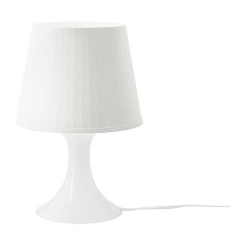 

ЛАМПАН Лампа настольная, белый, 20046988, ИКЕА, IKEA, LAMPAN