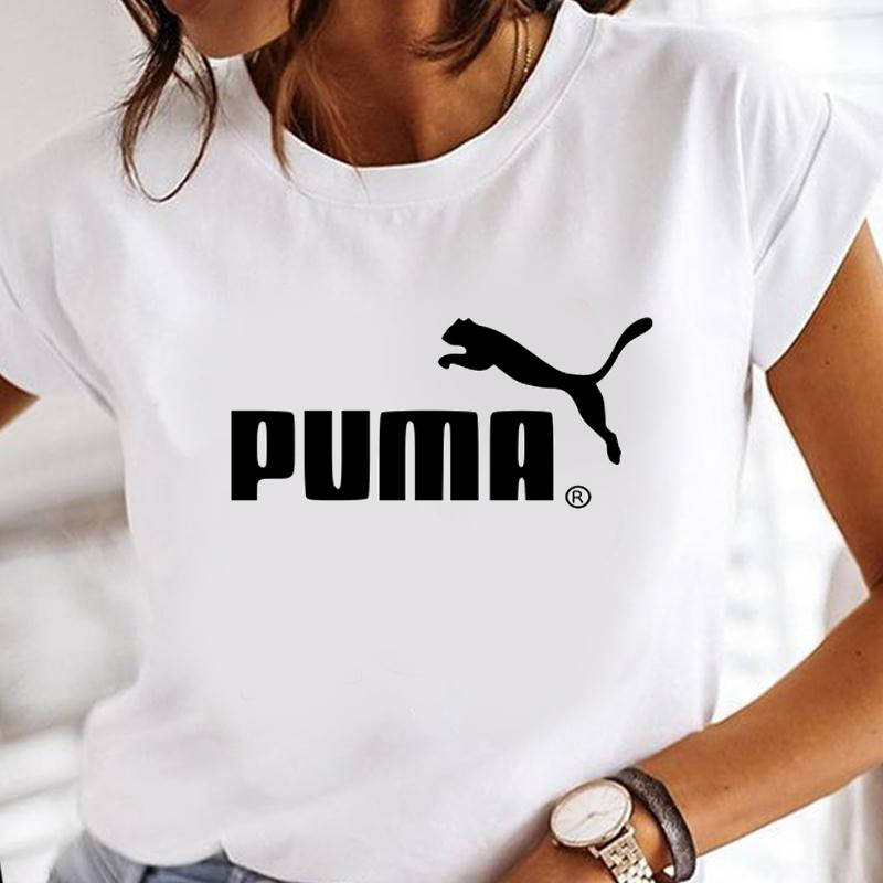 

Женская футболка Пума. Женская футболка Puma, Белый