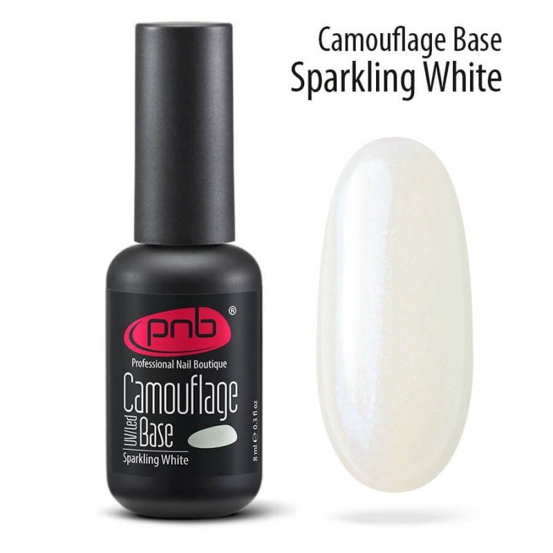 

Основа камуфляжная PNB Sparkling White 8 мл (15120Gu)