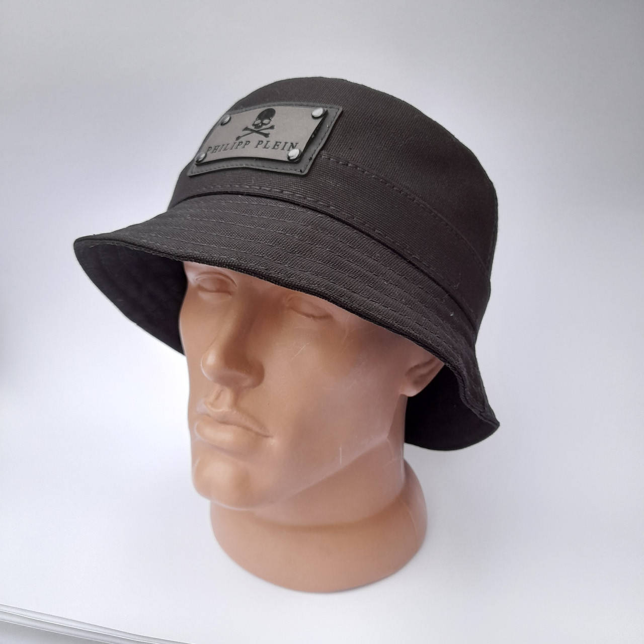 

Панама из коттона черного цвета Philipp Plein