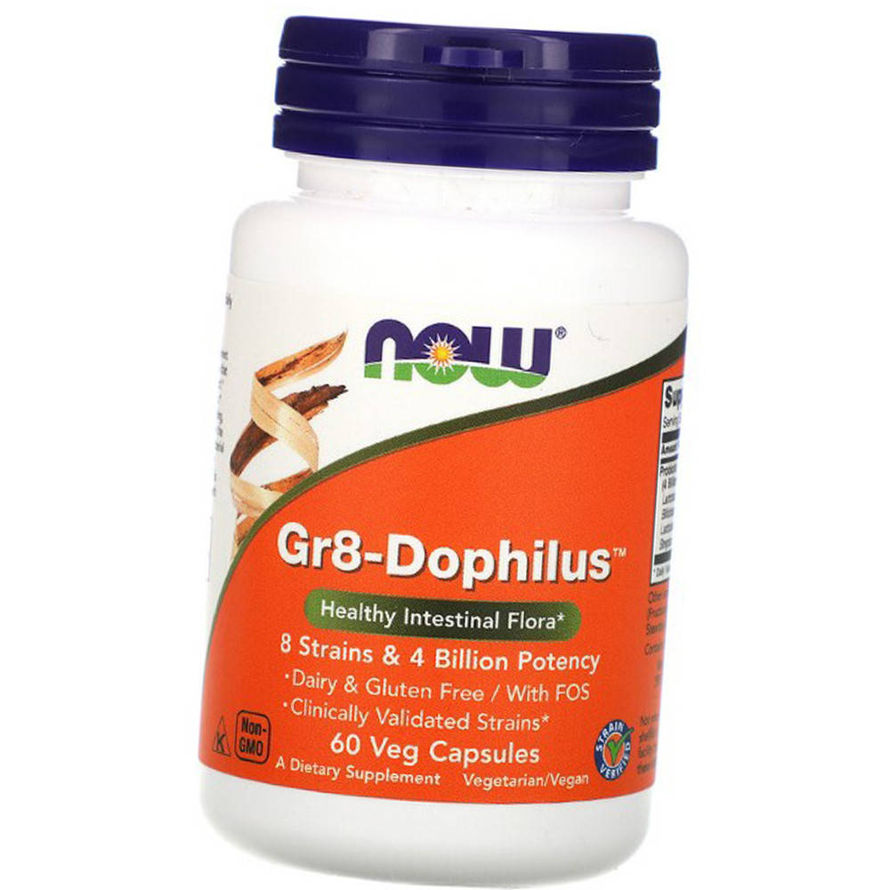 

Бактерии NOW Gr8-Dophilus 60 капс