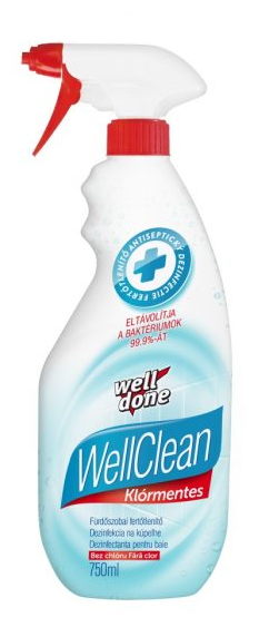 

ДЕЗИНФИЦИРУЮЩЕЕ СРЕДСТВО ДЛЯ ВАННОЙ КОМНАТЫ WELL DONE WELL CLEAN, 750МЛ 5998466114704