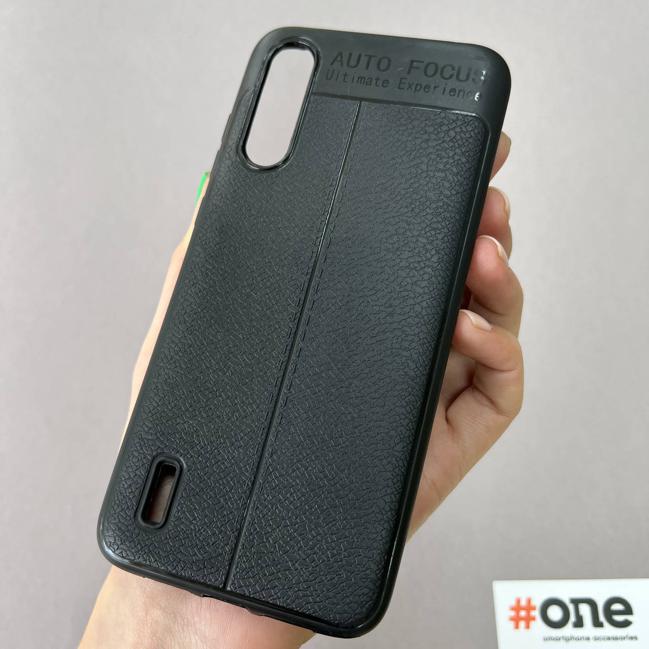 

Чехол для Xiaomi Mi9 Lite силиконовый под кожу чехол на телефон сяоми ми9 лайт черный W6J