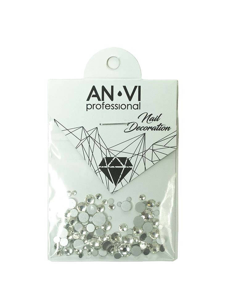 

Стразы сваровски ANVI Professional MIX прозрачные №9 200шт (886Gu)