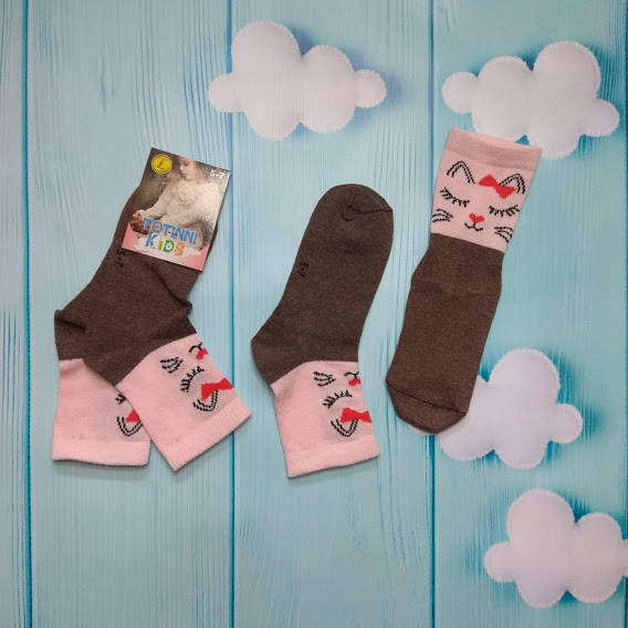 

Шкарпетки для дівчинки 5-6 років Totinni kids, Коричневый