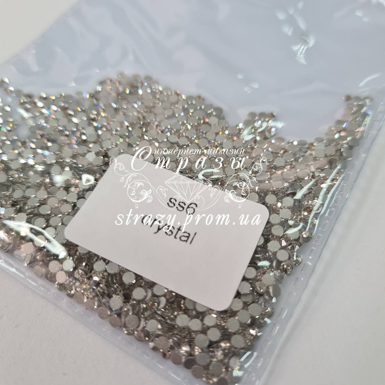 

Стразы ss6 crystal 1440шт. (1.9-2.0мм)