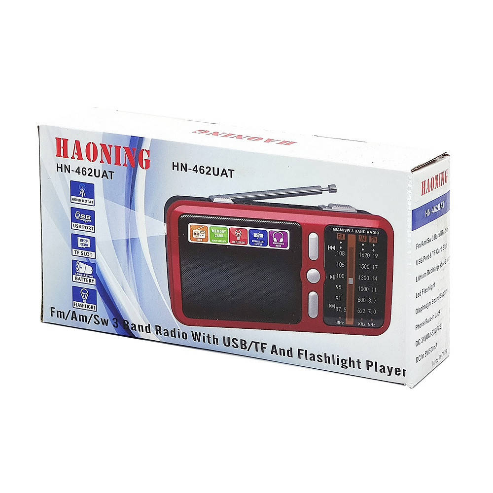 

Радиоприёмник HN-462UAT (LED, micro SD, USB)