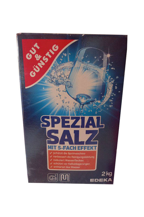 

Соль для посудомоечных машин Gut&Gunstic Spezial Salz Edeka 2kg