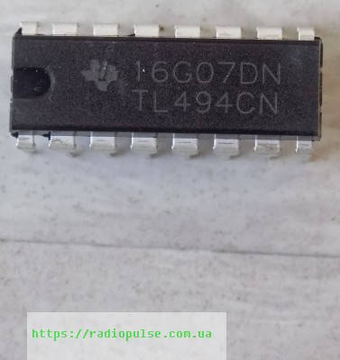 

Микросхема TL494CN ( TL494L ) , DIP16 ( DBL494 , KIA494 )