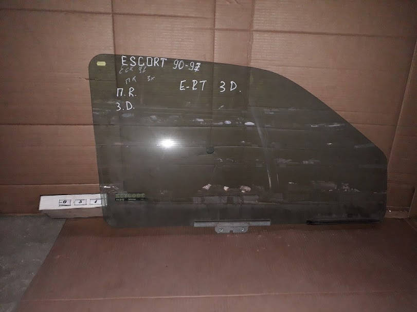 

№54 Б/у Стекло передней правой двери 3D для Ford Escort 1990-1997