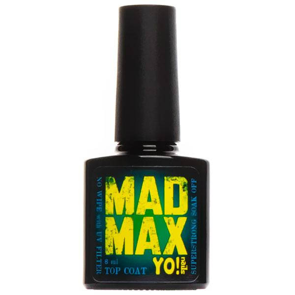 

Yo!Nails Mad Max с УФ фильтром - Супер стойкий топ без липкого слоя, 8 мл