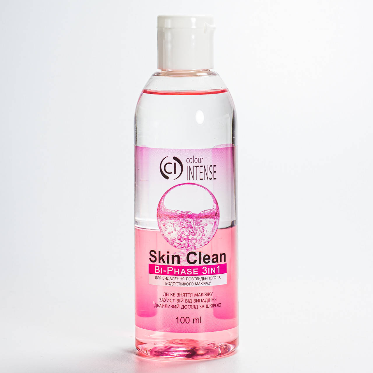 

Двухфазное средство для снятия макияжа Colour Intense Skin Clean 100 мл Розовый