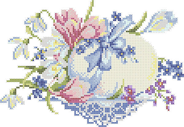 

Набір для вишивання бісером Великодній рушник. Арт.-ХВДГ-25ч