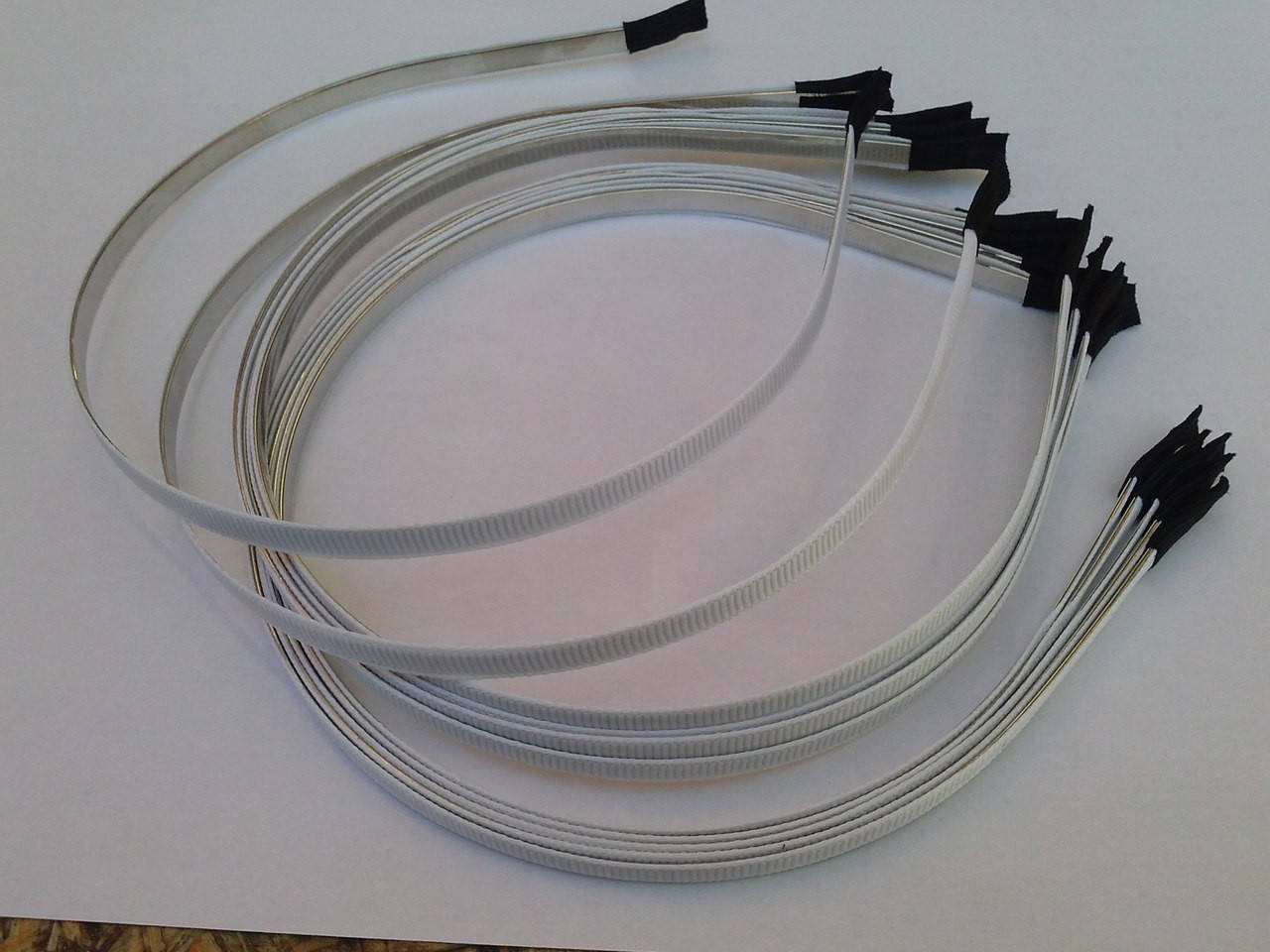 

Ободок 0,5 см метал+репсовая лента