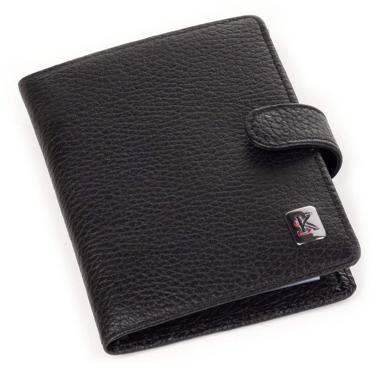 

Обложка для автодокументов кожаная Karya 438-45 черная, Черный