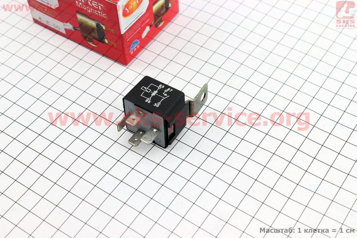 

Реле стартера 4 контакта на скутер 2 т цепной вариатор ТВ