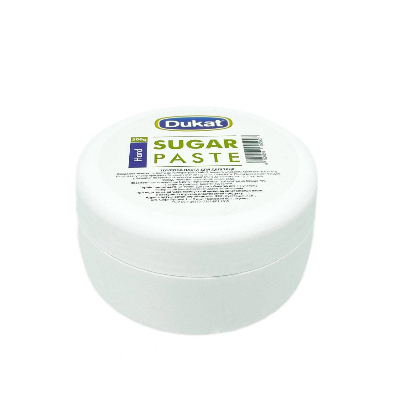 

Паста сахарная для депиляции Dukat Твист Твердая 500 гр (18976Gu)